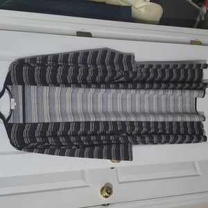 LuLaRoe Sarah Striped Duster Cardigan